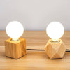 Wood Table Lamp Holder